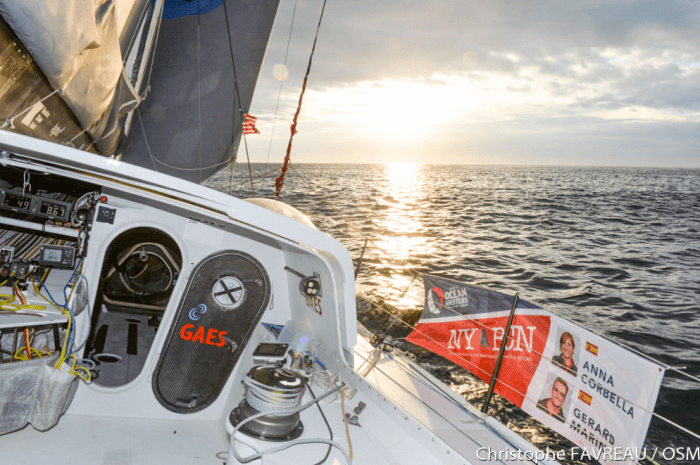 Zdjęcie z pokładu GAES. / fot. Christophe Favreau / OSM