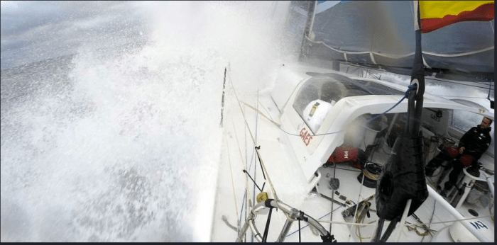 Obraz z kamery GoPro na pokładzie GAES. (!) / © GAES Centros Auditivos