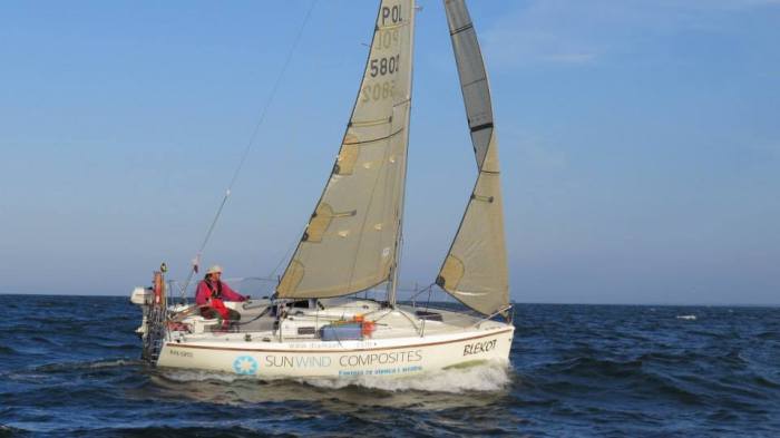 Blekot (Krzysztof Kołakowski) na mecie. / Fot. Brożka