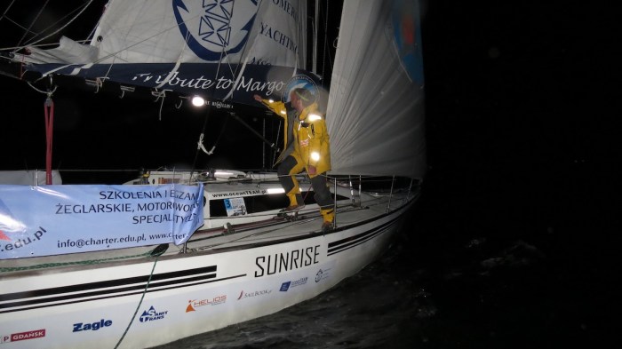 Radek na mecie - czyli prosto z kopalni / fot. Brożka