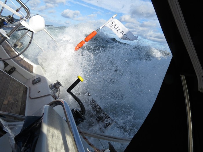 Kadr z pokładu s/y Sunrise / fot. J.Zieliński