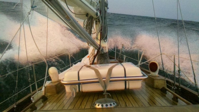 Zdjęcie z pokładu Wandy / Fot. M.Weselak