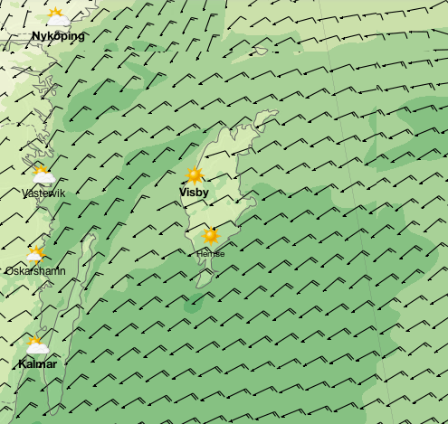 Norweskie mapy pogody - polecam. Po pewnym czasie nawet udaje się domyślić znaczenia poszczególnych zakładek. / http://www.yr.no