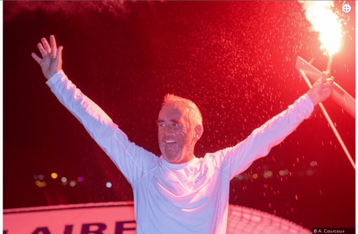 Loick Peyron, zwycięzca regat RDR 2014