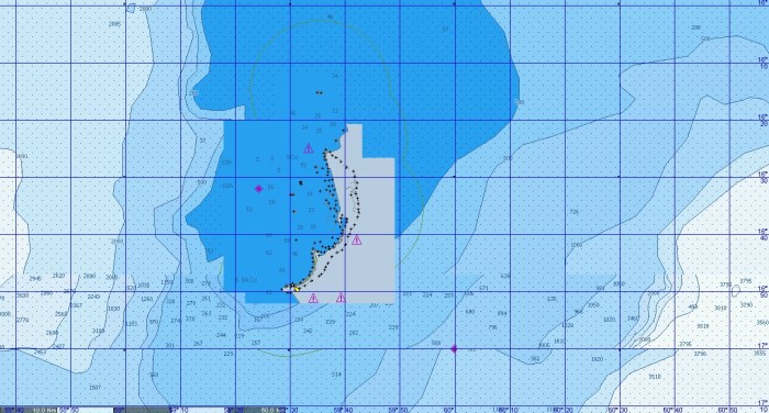 Screen z Gutkowego Max Sea. Widać, że nie tędy droga.