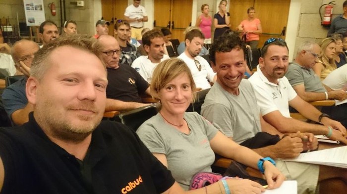 Odprawa przed startem. Obok Radka Anna Corbella. / fot. RK