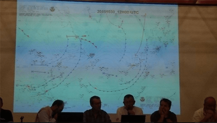 Z dzisiejszej odprawy w kwestii meteo. / fot. RK