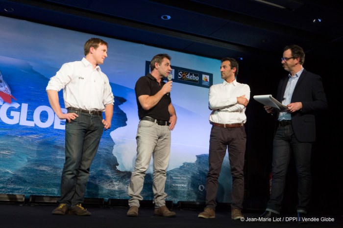 Press conference of the Vendee Globe 2016 with skippers presentation at Pavillon Gabriel in Paris, France, on february 3, 2016 - Photo Jean Marie Liot / DPPI