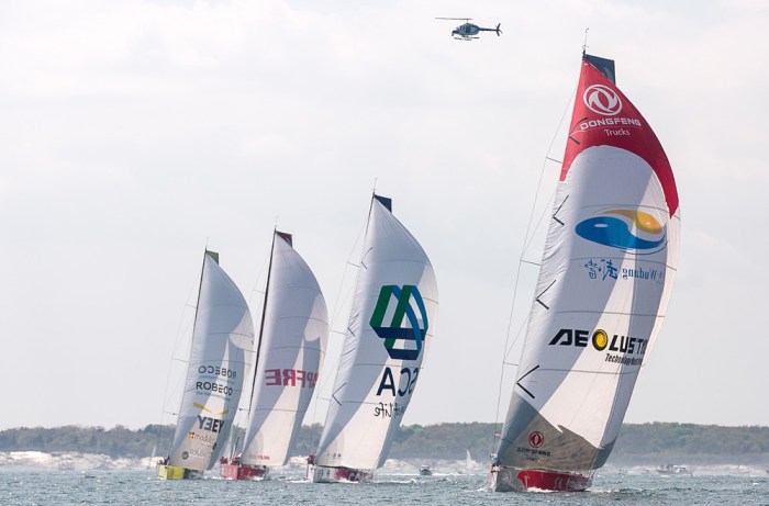 17 maja 2015. Start etapu 7 z Newport do Lizbony.  / Fot. Billie Weiss