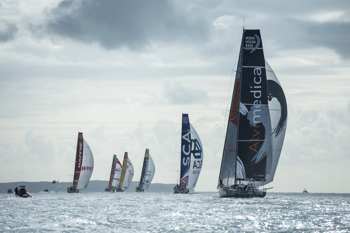 17 marca 2015. Start etapu 5 z Auckland (NZL) do Itajai (BRA). / Fot. Chris Cameron / VOR