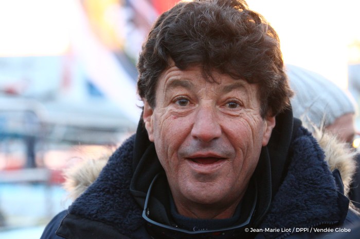 Morgan Lagraviere (FRA), skipper Safran, Start of the Vendee Globe, in Les Sables d'Olonne, France, on November 6th, 2016 - Photo Jean-Marie Liot / DPPI / Vendee Globe Morgan Lagraviere (FRA), skipper Safran, Départ du Vendée Globe, aux Sables d'Olonne le 6 Novembre 2016 - Photo Jean-Marie Liot / DPPI / Vendee Globe
