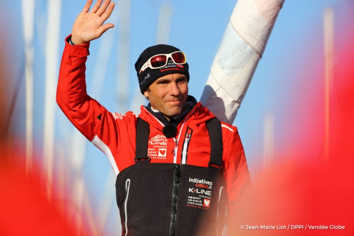 Tanguy de Lamotte. / Fot. Jean-Marie Liot / DPPI / Vendee Globe