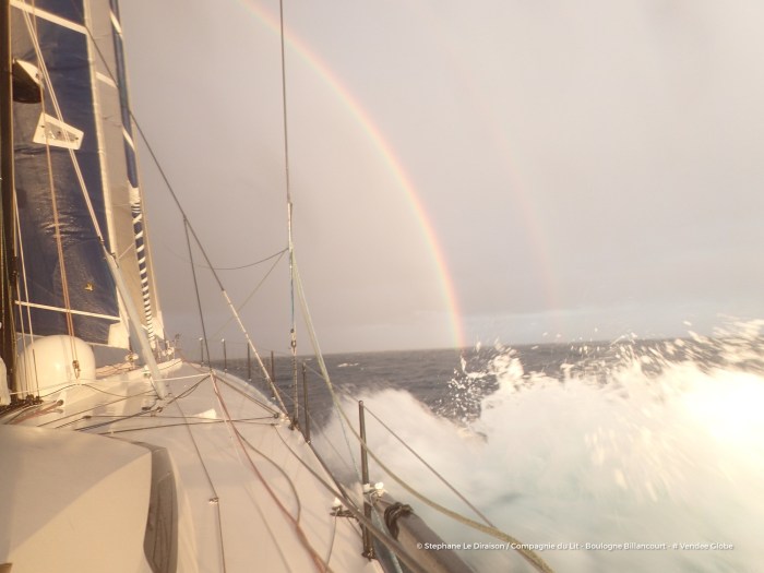 Chyba ostatnie zdjęcie przesłane z pokładu Compagne du Lit przed wypadkiem. / Fot. Stephane le Diraison