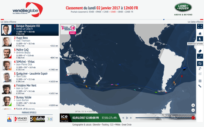 Sytuacja na 2 stycznia, godz. 1200